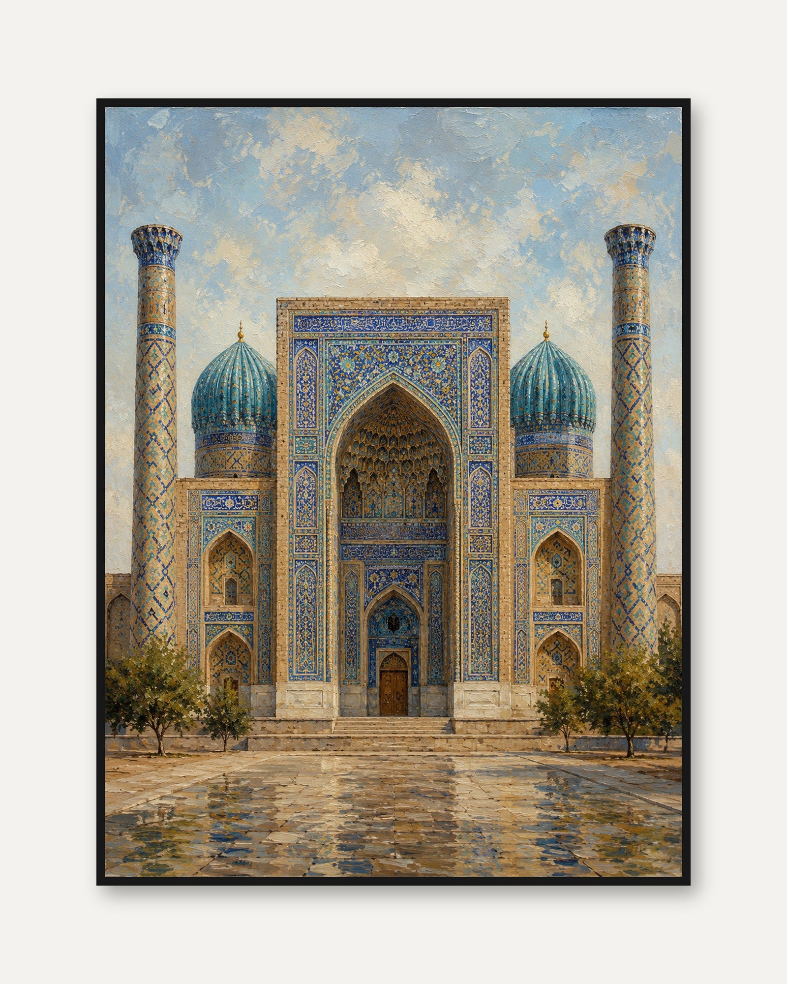Islamic Architecture Print – Mosque Wall Art - framed