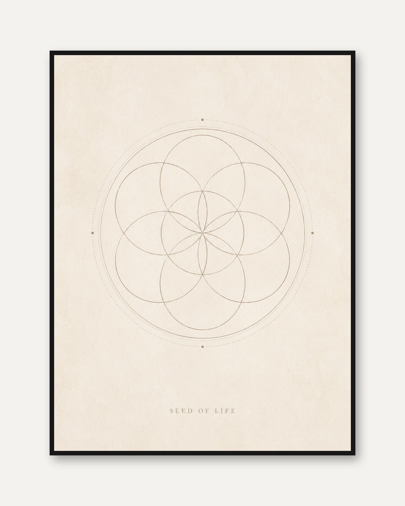 Seed of Life Wall Art - framed