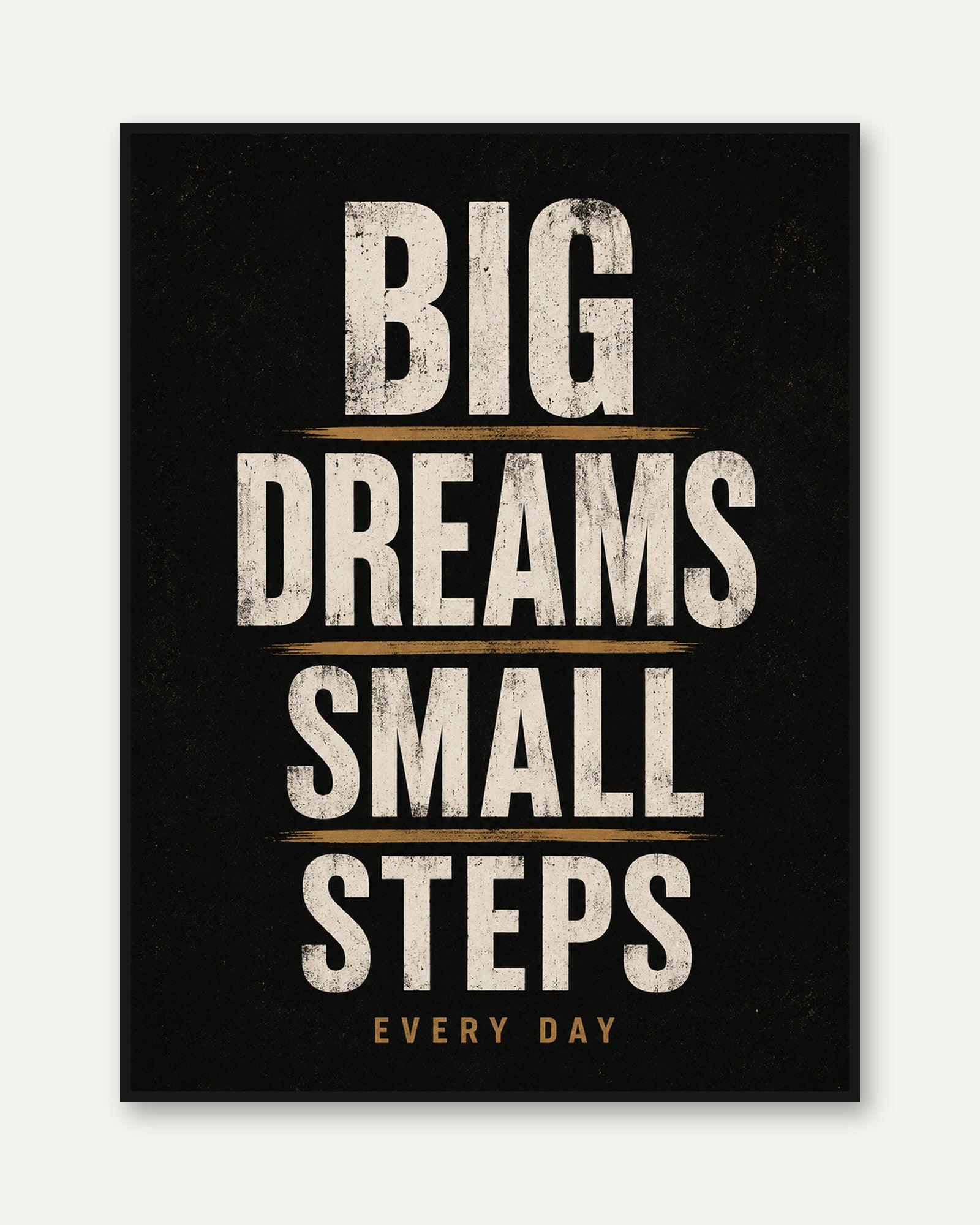 Motivational Wall Art - framed