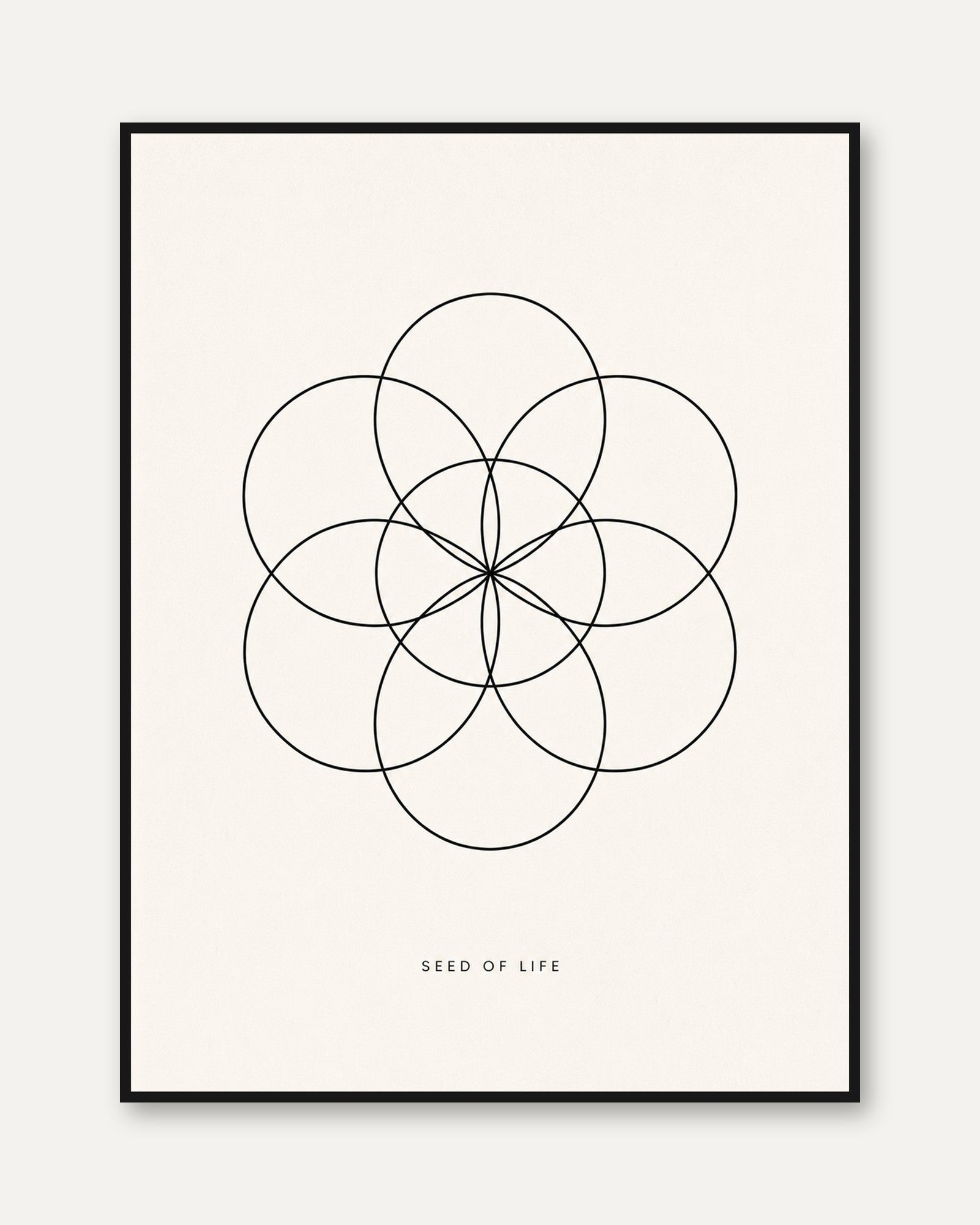 Seed of Life Wall Art - framed
