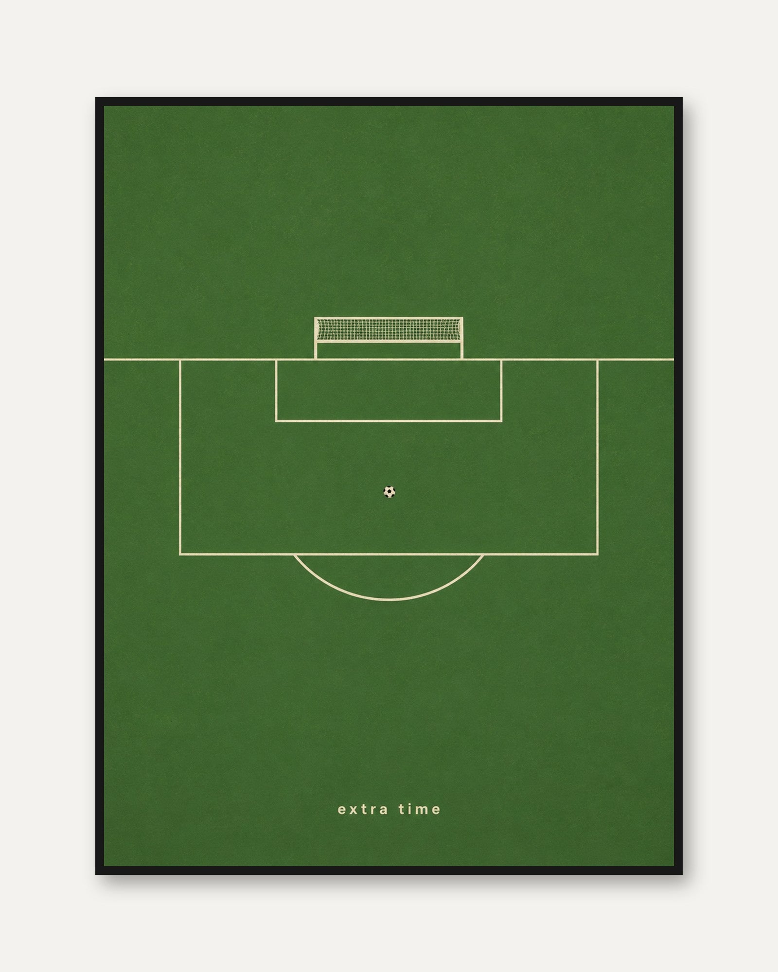 Soccer Field Wall Art - framed