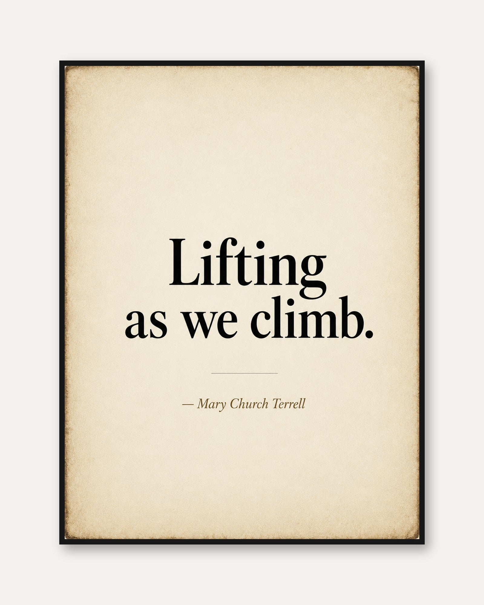 Motivational Quote Print – Inspirational Wall Art - framed