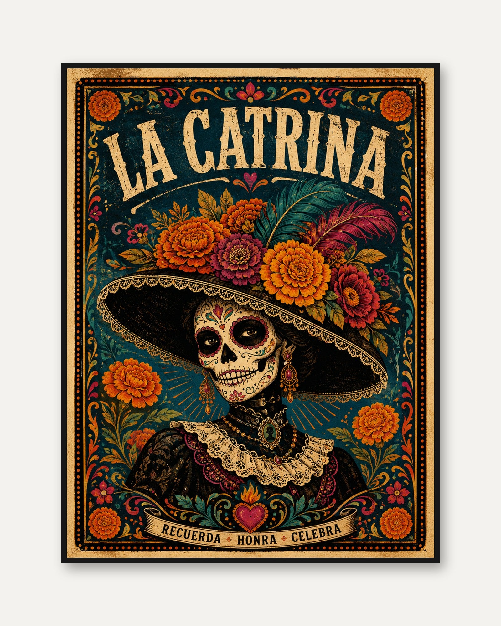 Día de los Muertos Print - framed
