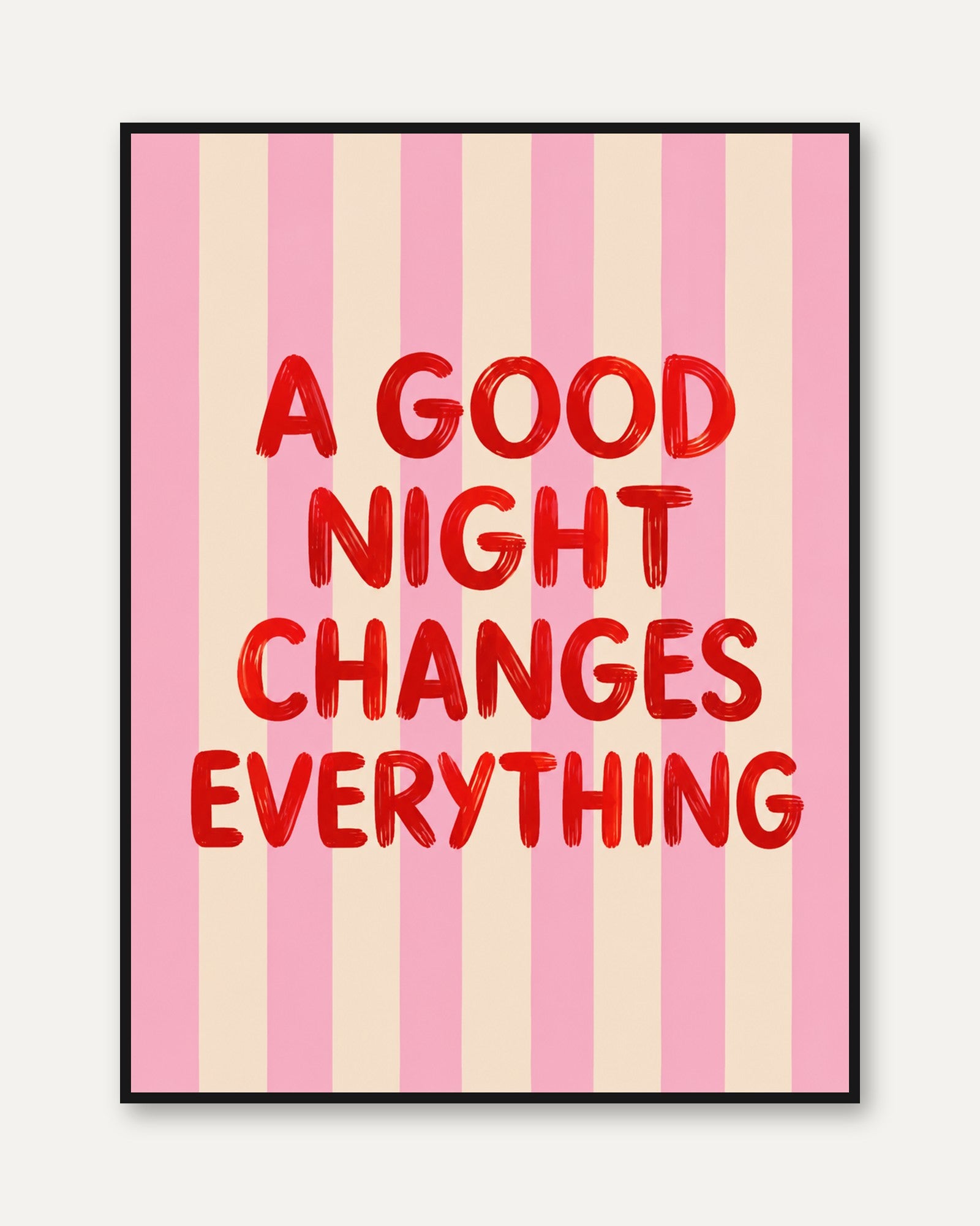 Motivational Quote Print - framed