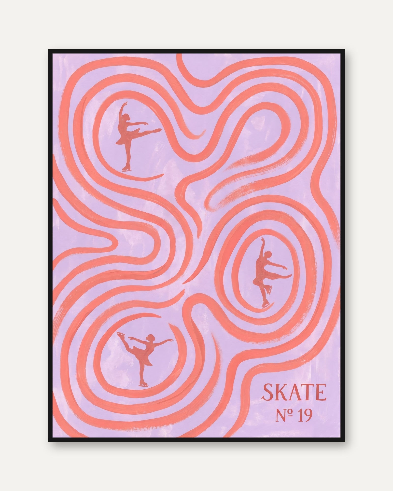 Mid Century Print - framed
