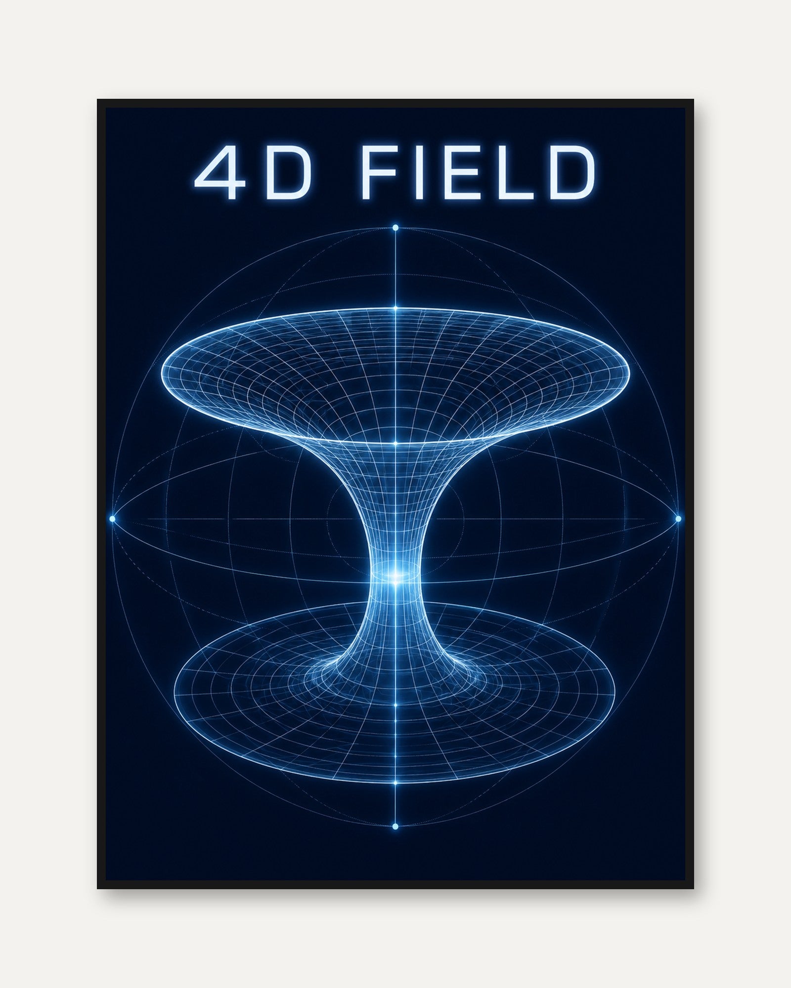 Geometric Wall Art – Mathematical Print - framed
