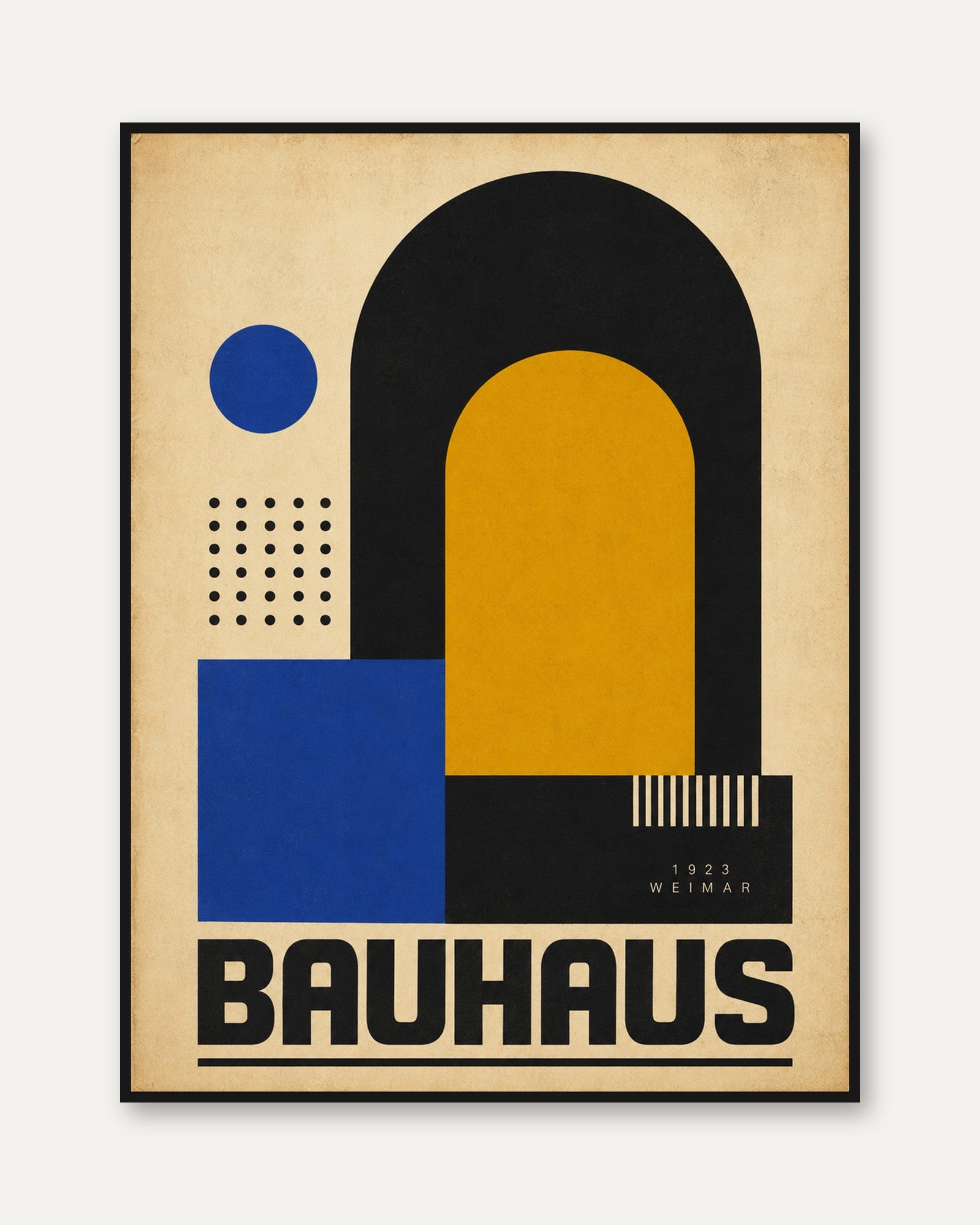 Bauhaus Art Print - framed