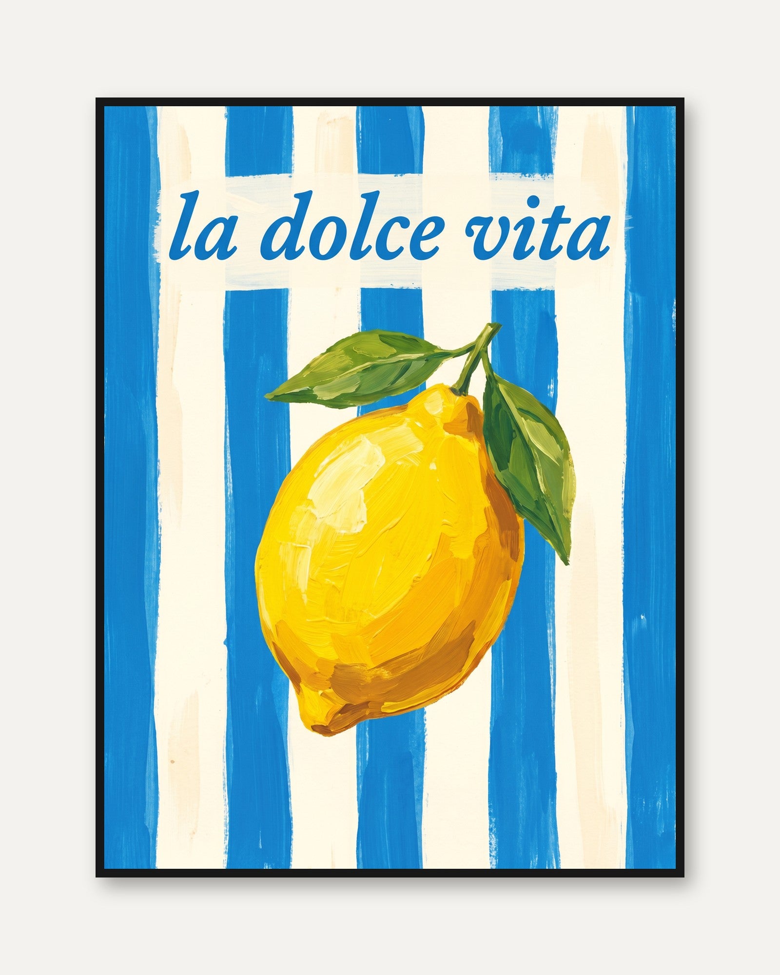 La Dolce Vita Lemon Print - framed