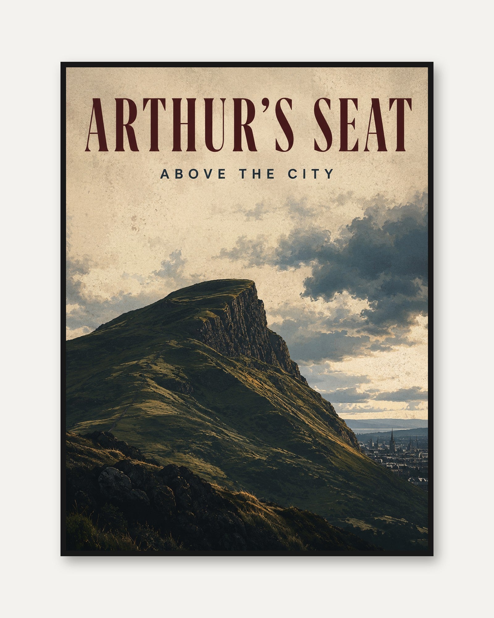 Edinburgh Wall Art – Scottish Highlands Print - framed