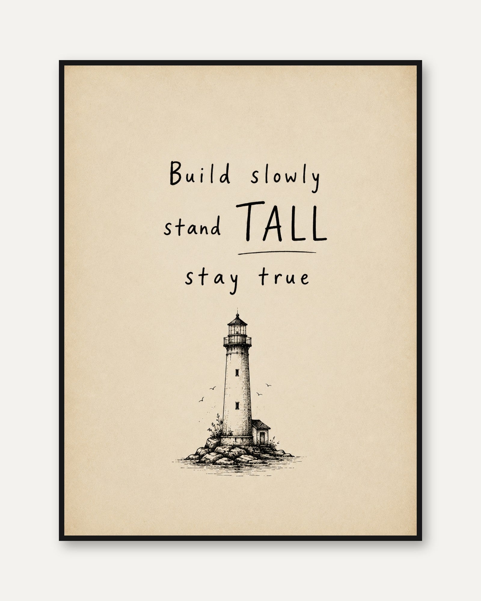 Lighthouse Wall Art - framed