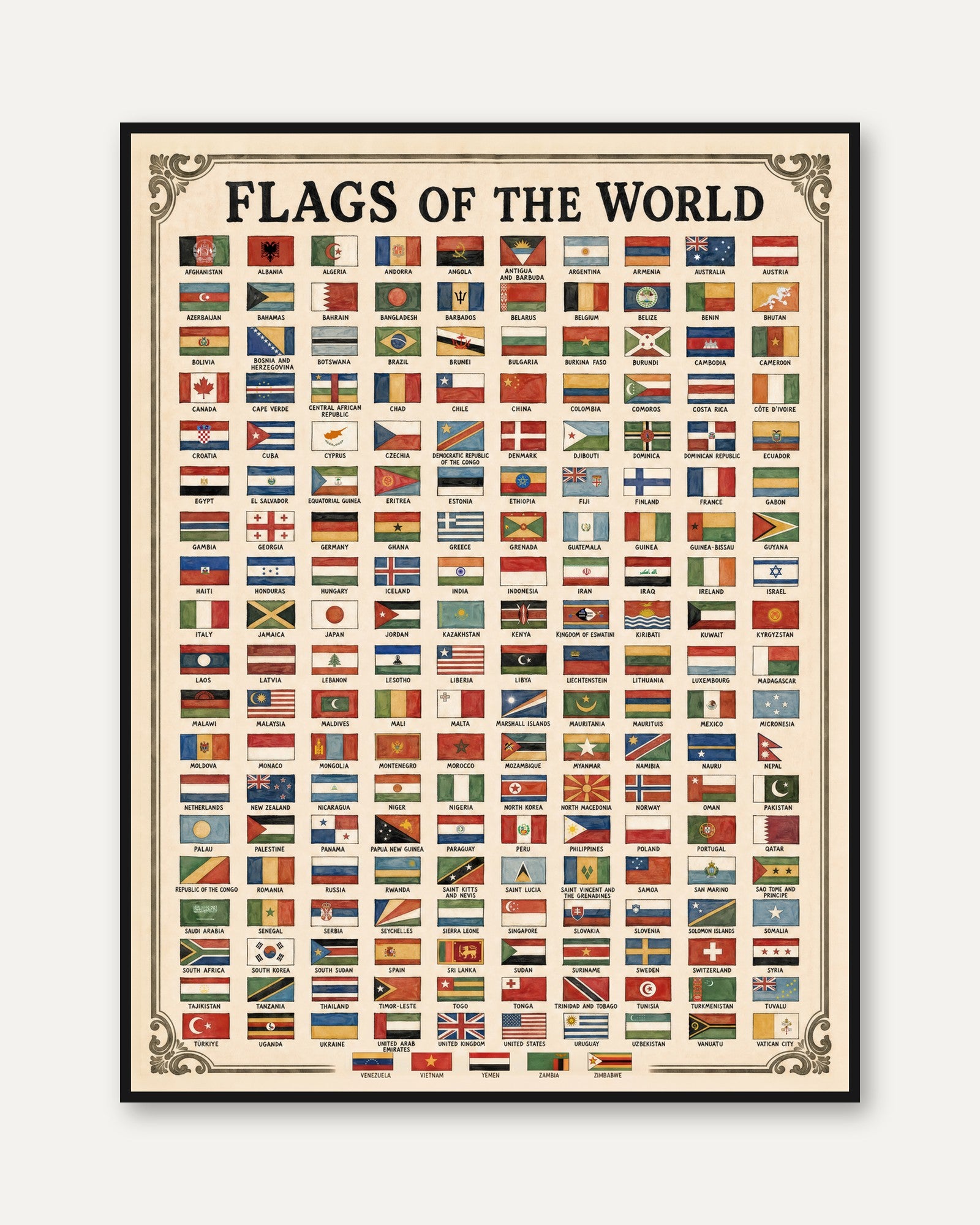 Classroom Poster - framed