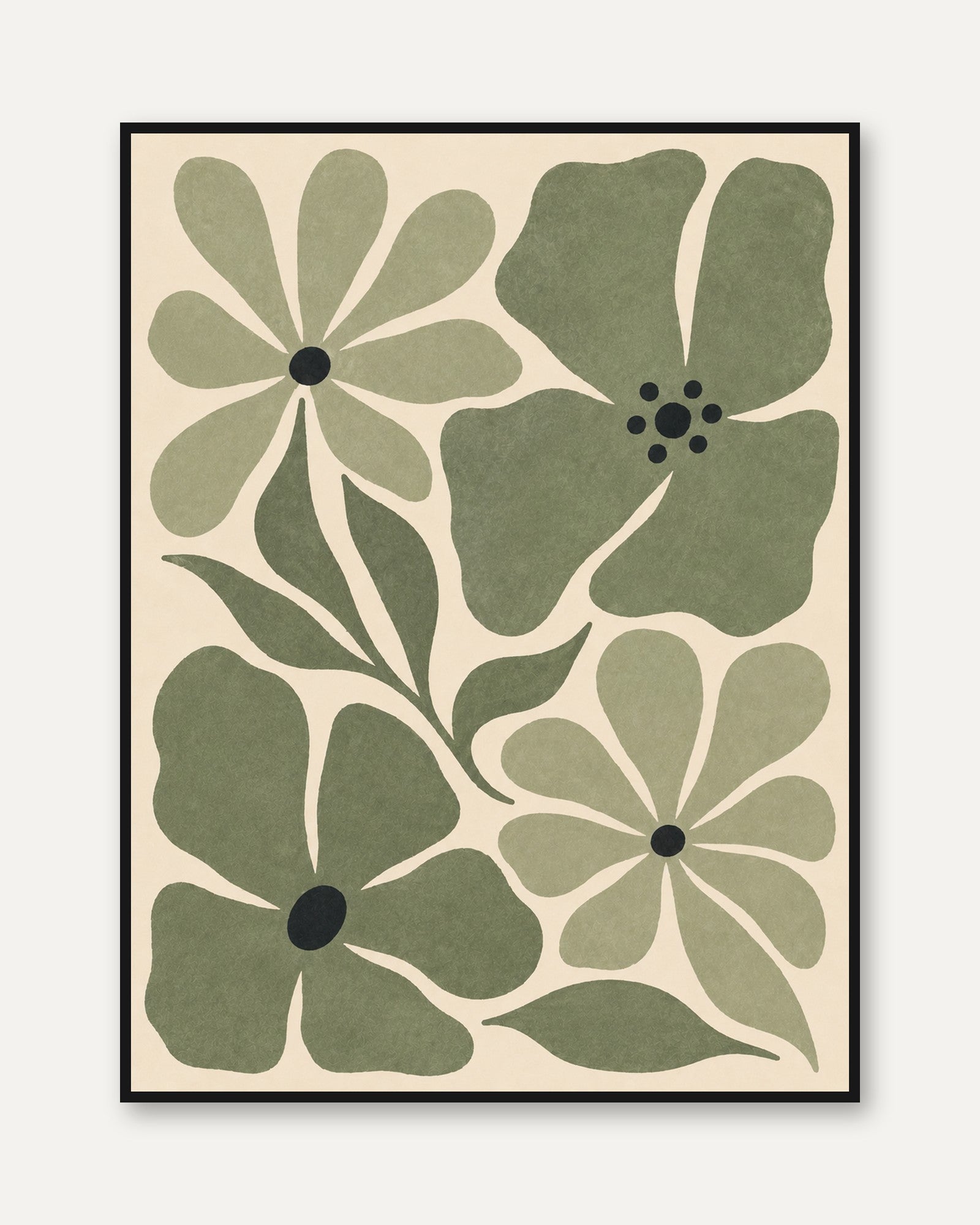 Matisse Inspired Wall Art - framed