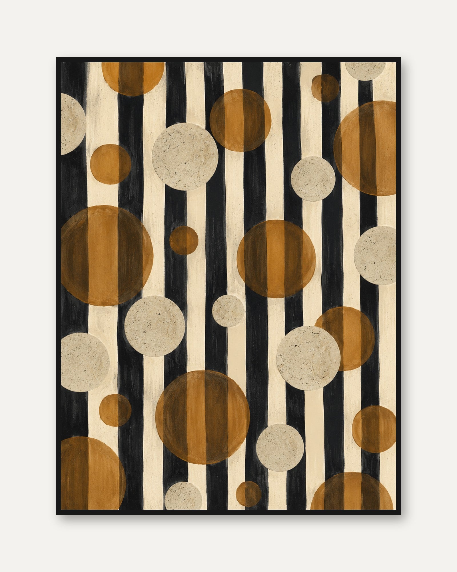 Mid Century Modern Wall Art - framed