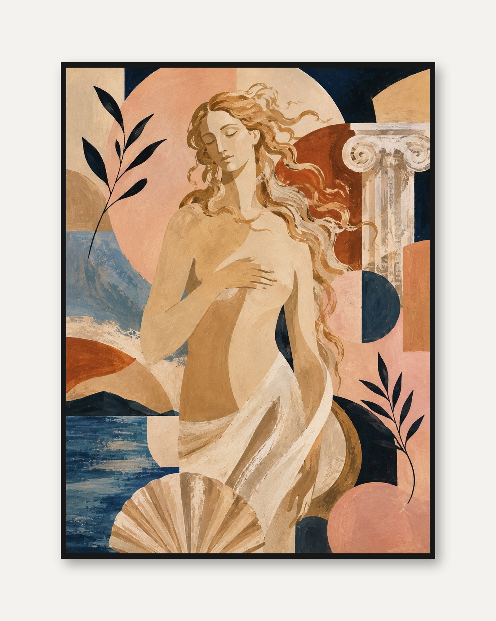 Venus Wall Art – Classical Mythology Print - framed