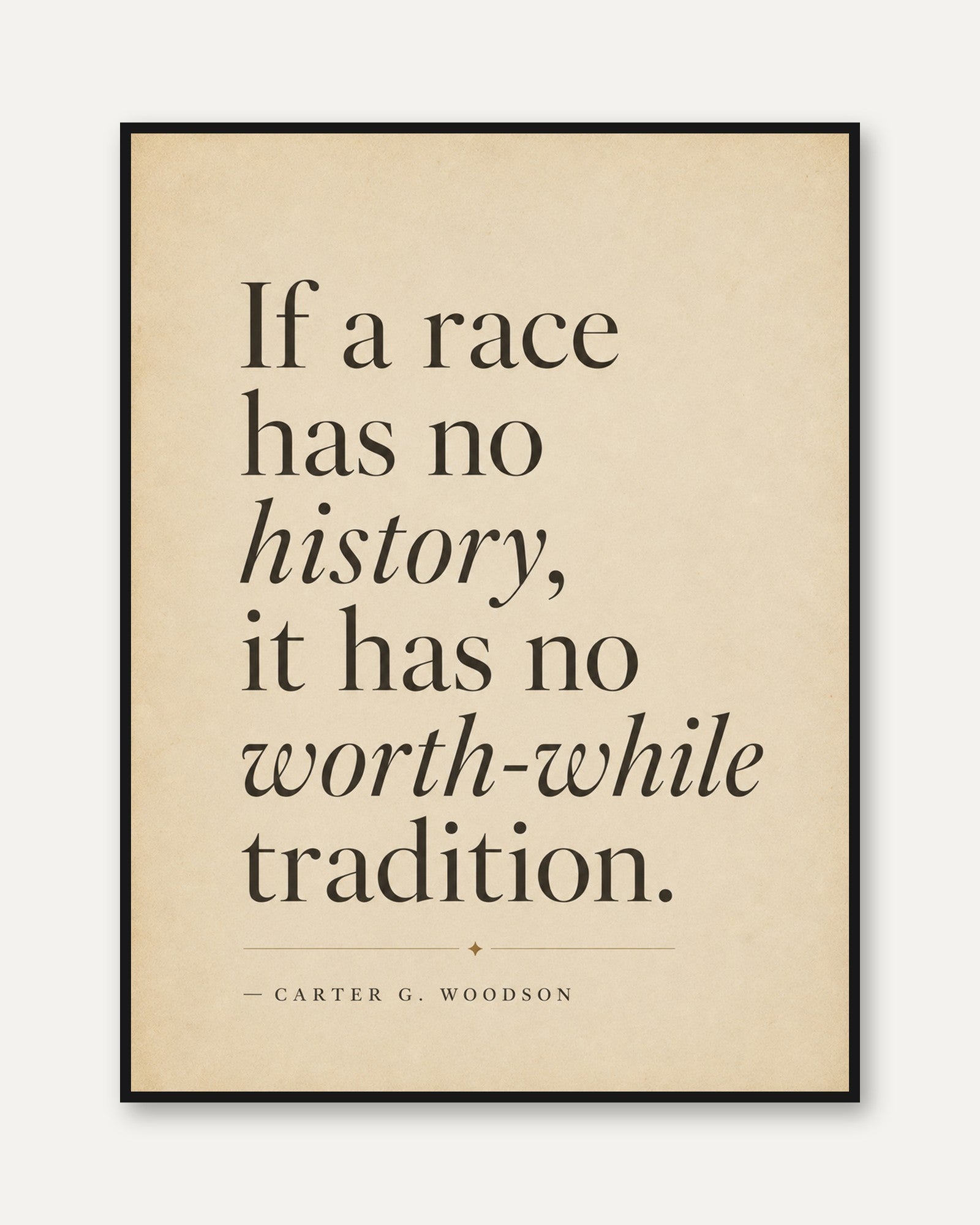 Motivational Quote Print – Educational Poster - framed