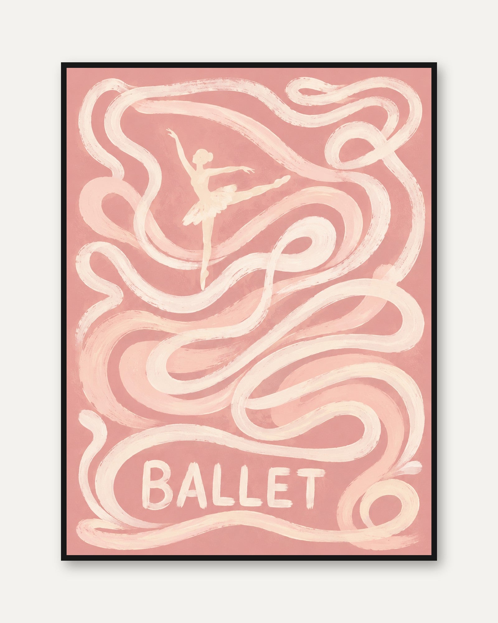 Ballet Poster – Vintage Dance Wall Art - framed