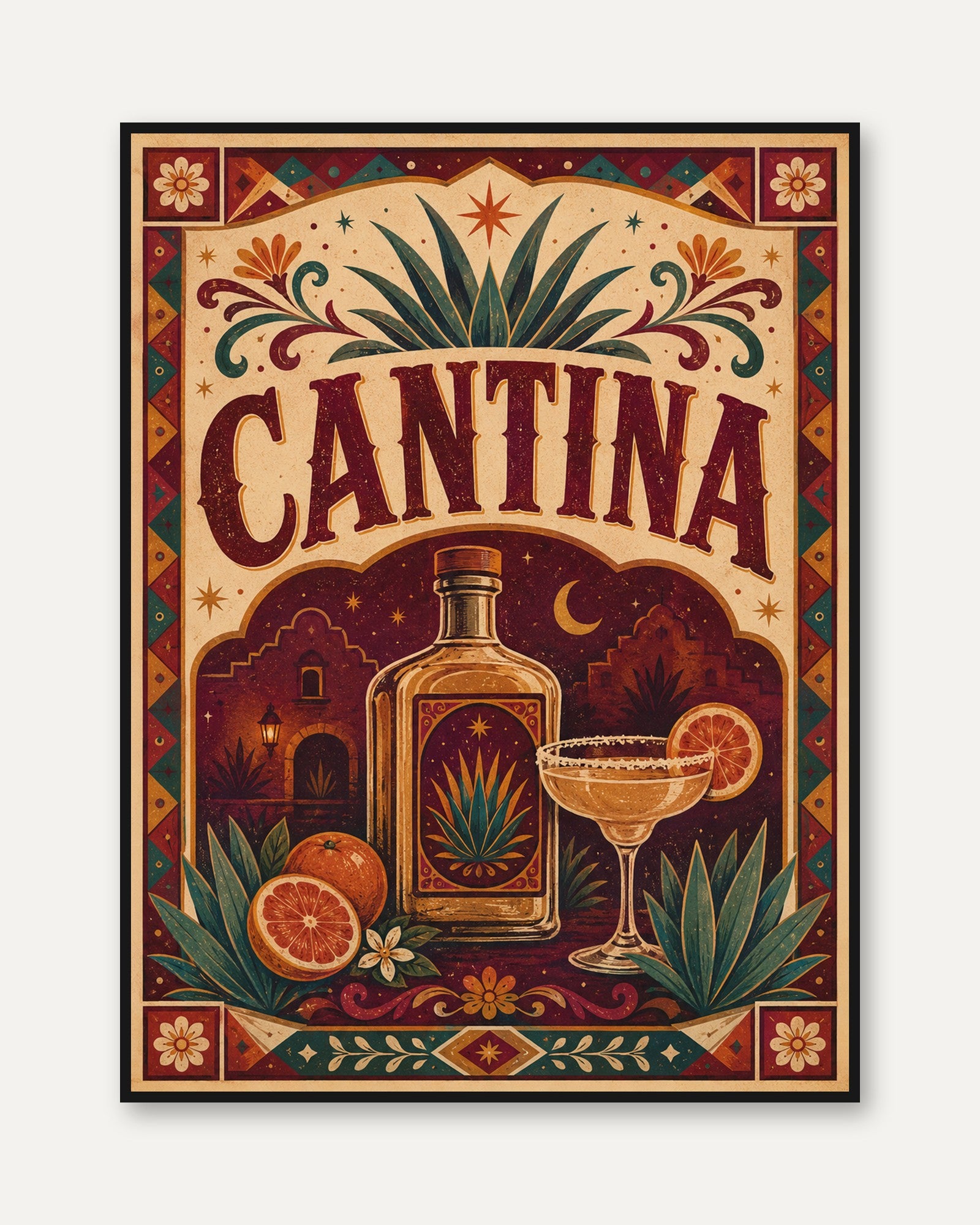 Cantina Wall Art - framed