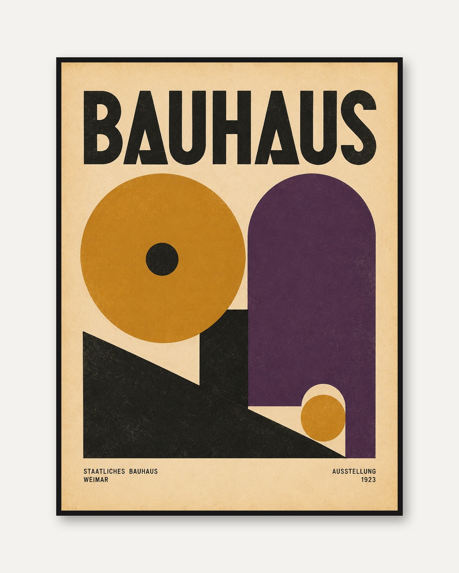 Bauhaus Exhibition Print - framed