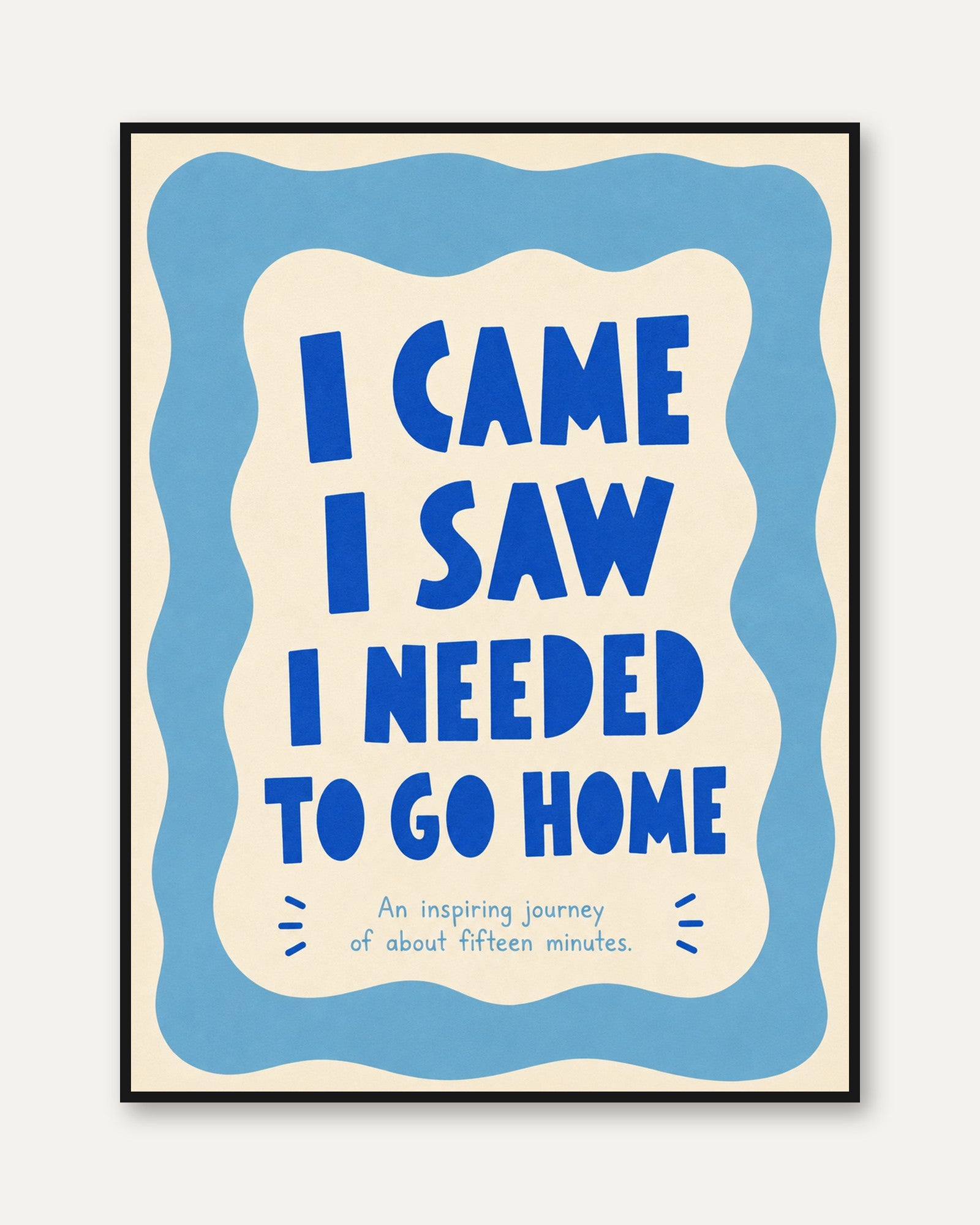 Introvert Quote Wall Art - framed