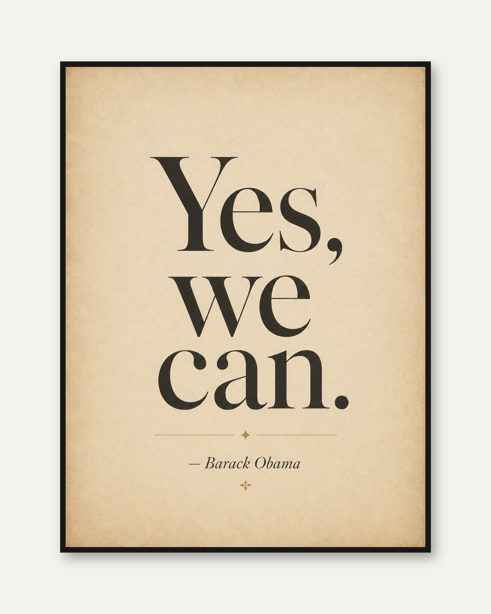 Motivational Quote Print – Inspirational Wall Art - framed