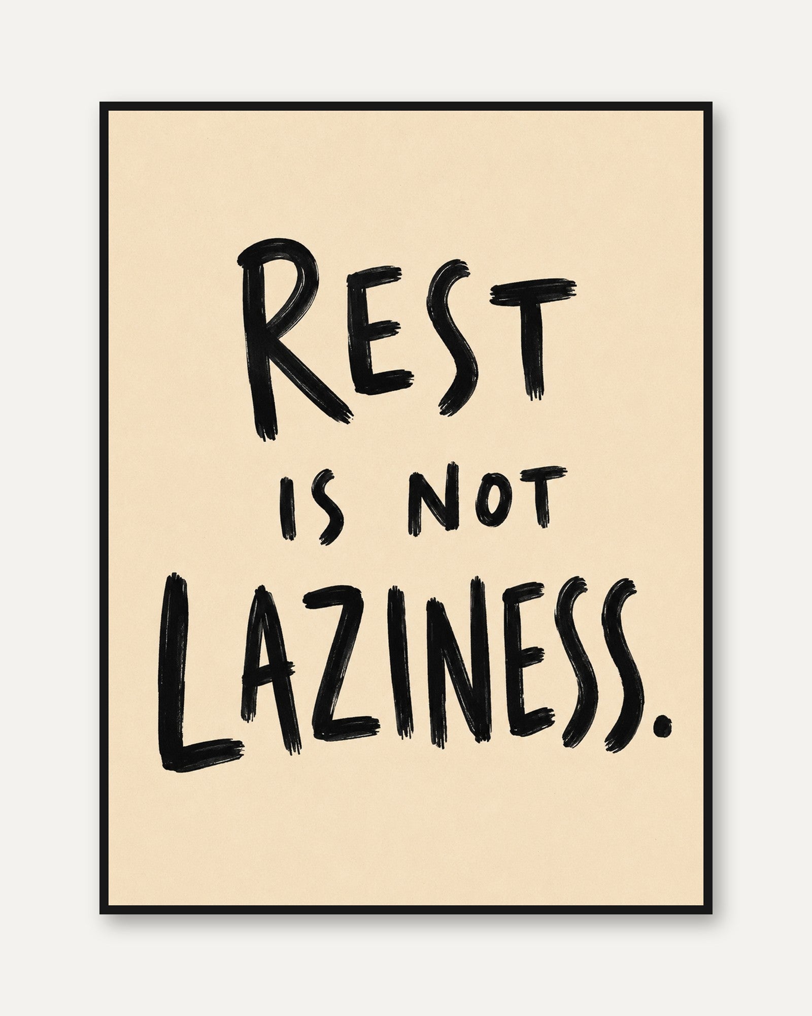 Motivational Bedroom Wall Art - framed