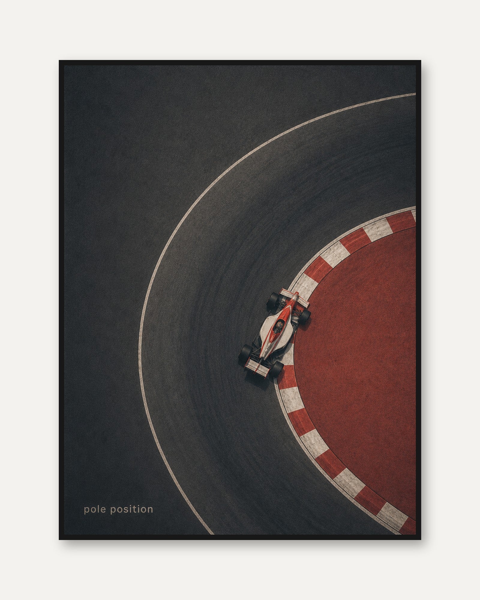 Racing Wall Art – Motorsport Track Print - framed