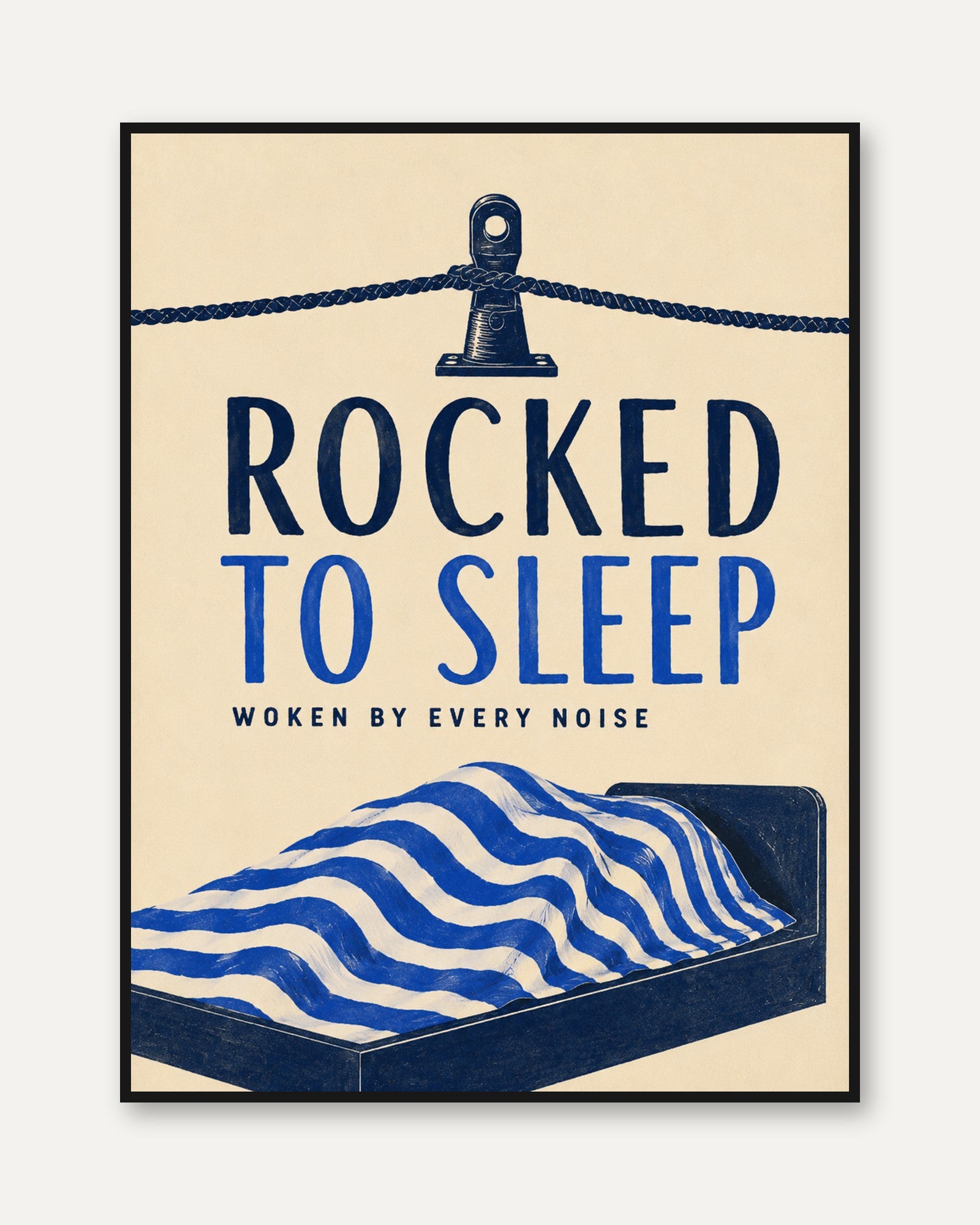 Nautical Bedroom Wall Art - framed