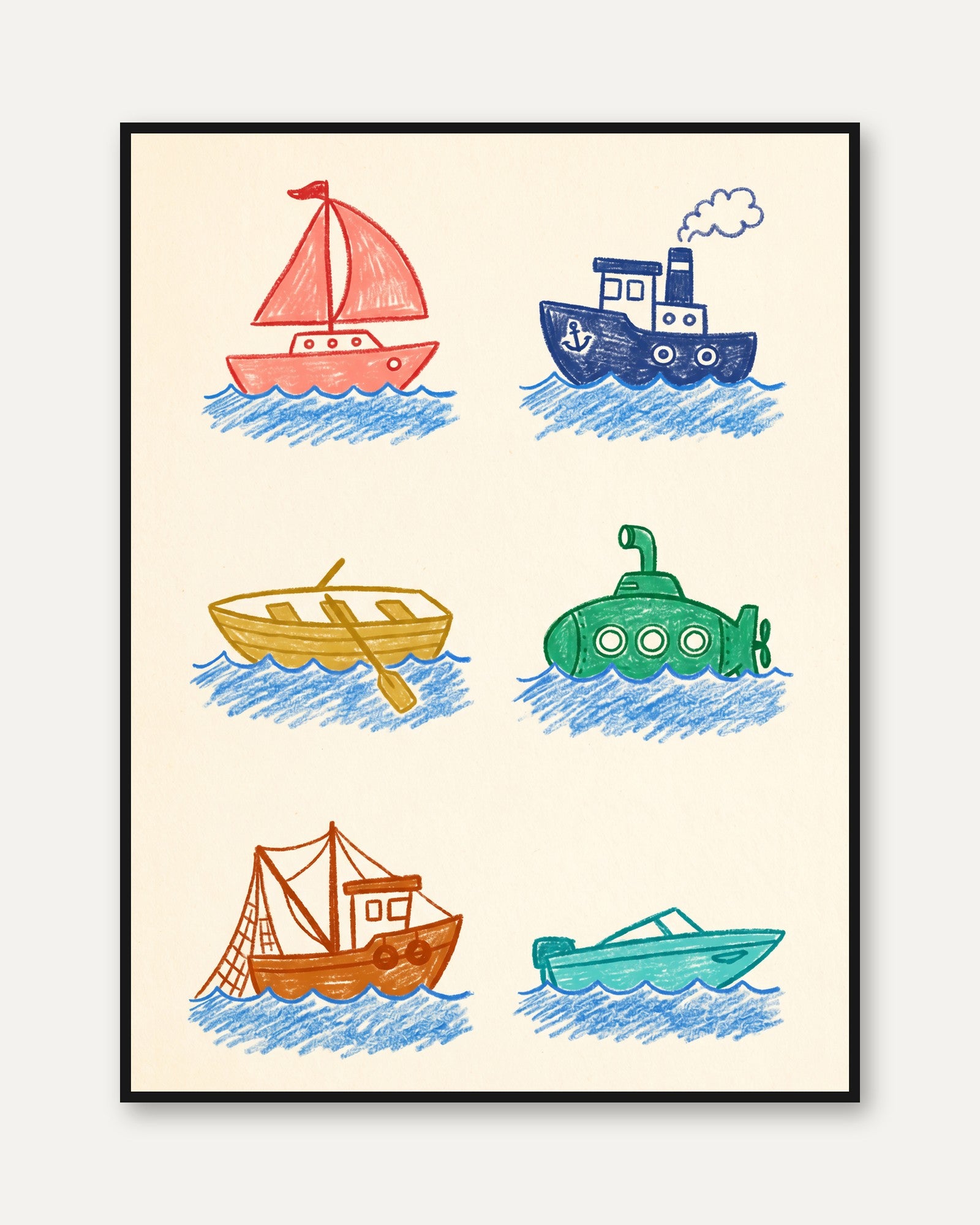 Playroom Prints - framed