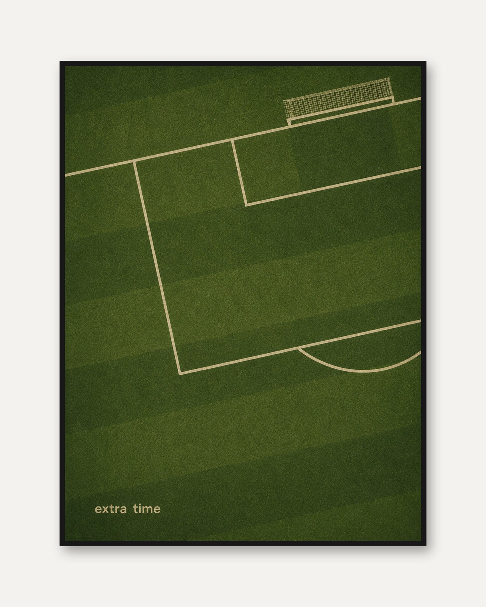 Tennis Court Poster – Minimalist Sports Wall Art - framed