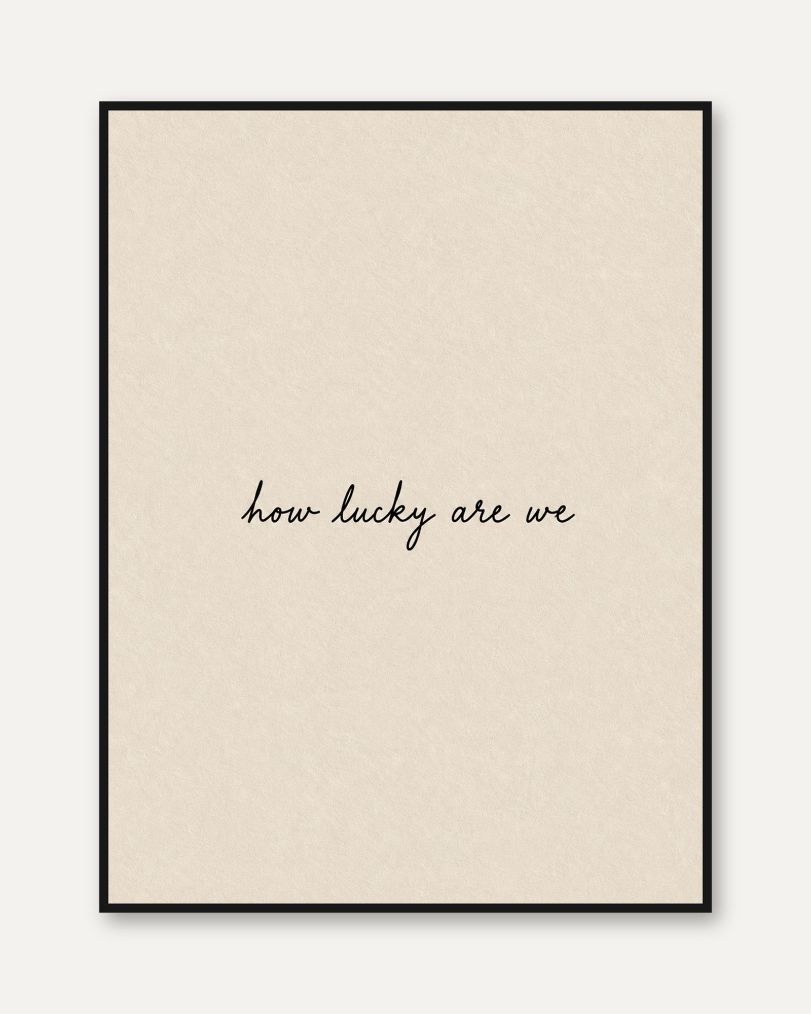 Handwritten Quote Wall Art - framed
