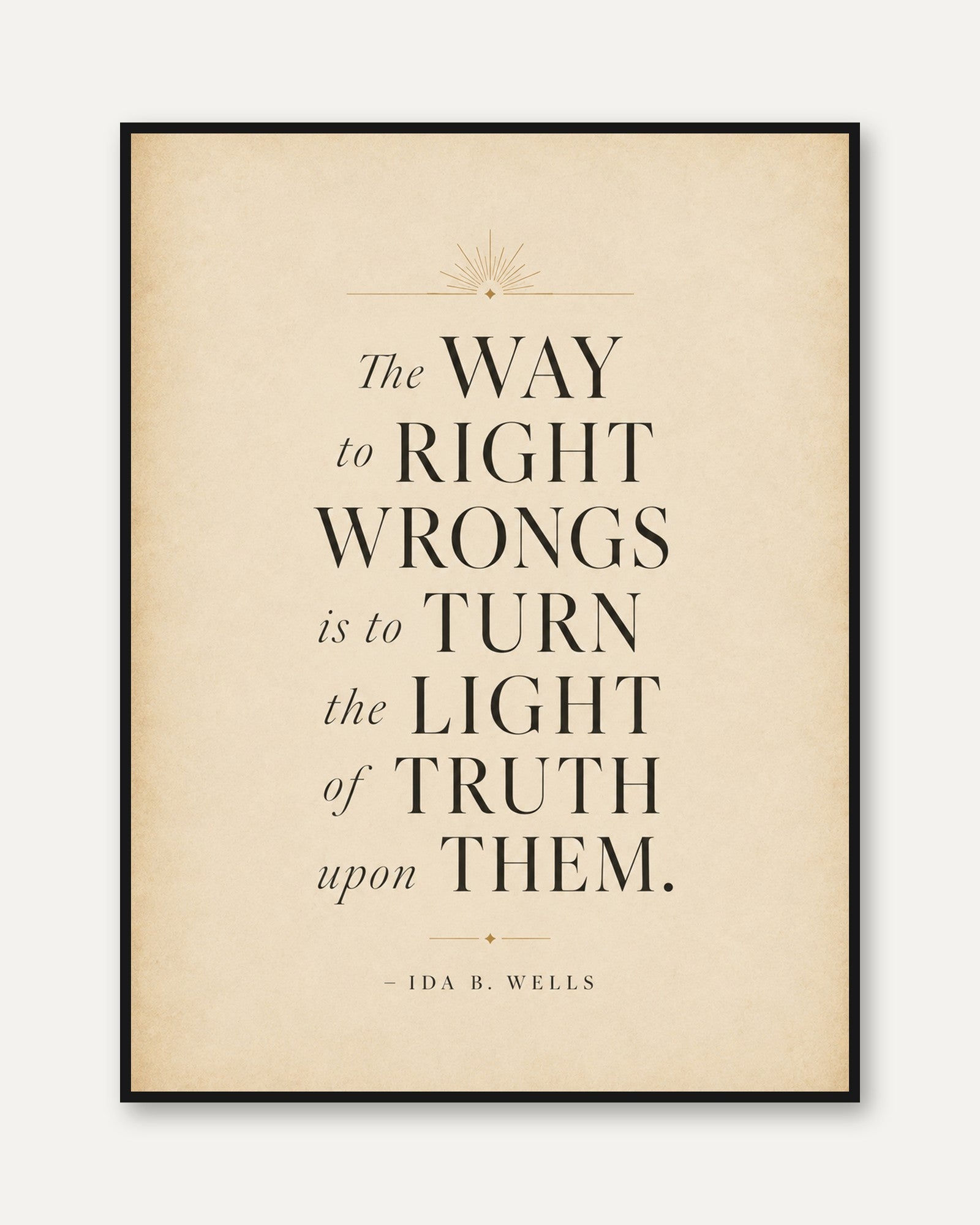 Motivational Quote Print – Inspirational Wall Art - framed