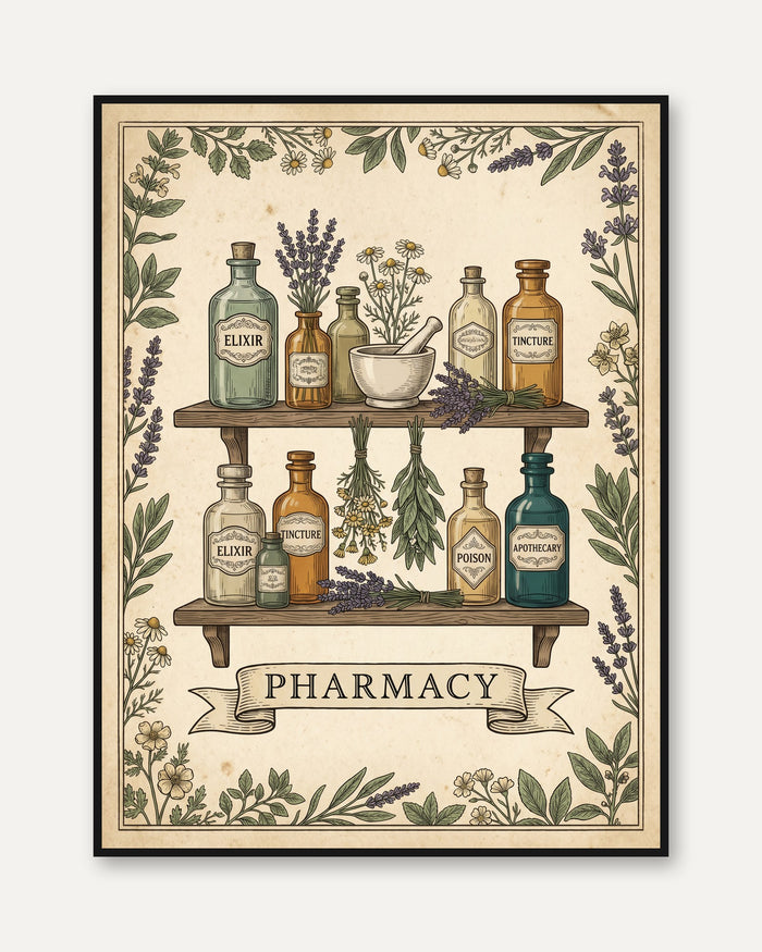 Vintage Pharmacy Print