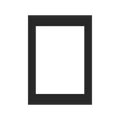 Black passepartout