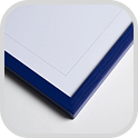 Blue frame corner