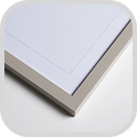 Grey frame corner