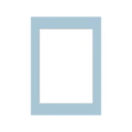 Light blue passepartout