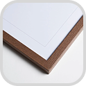 Dark oak frame corner