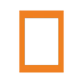 Orange passepartout