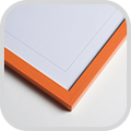 Orange frame corner