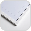 White frame corner